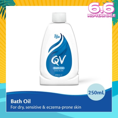EGO QV Bath Oil (For Dry + Sensitive & Eczema-Prone Skin) 250ml