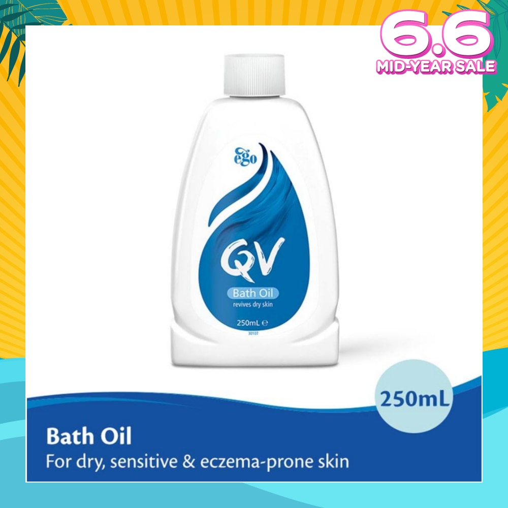 Bath Oil (For Dry + Sensitive & Eczema-Prone Skin) 250ml