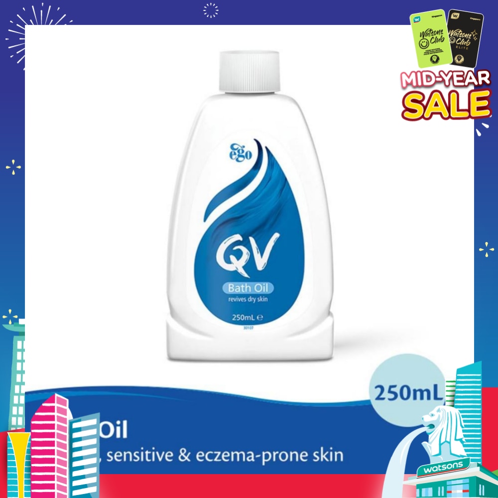 Bath Oil (For Dry + Sensitive & Eczema-Prone Skin) 250ml