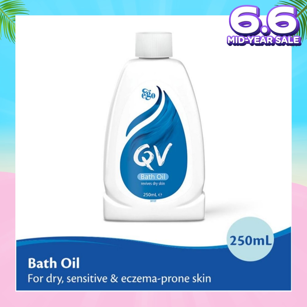Bath Oil (For Dry + Sensitive & Eczema-Prone Skin) 250ml