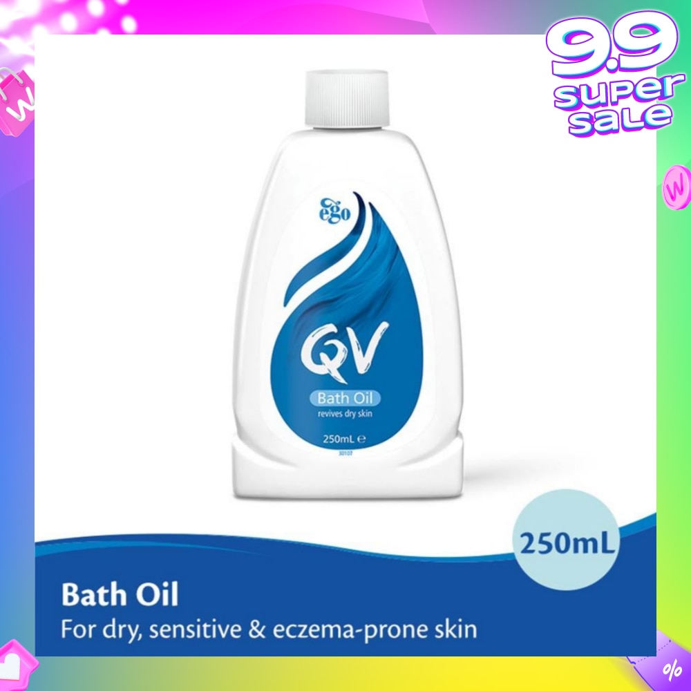 Bath Oil (For Dry + Sensitive & Eczema-Prone Skin) 250ml
