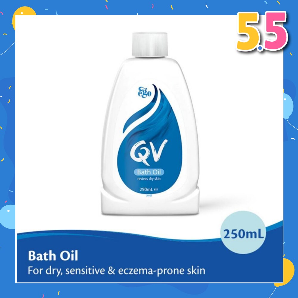 Bath Oil (For Dry + Sensitive & Eczema-Prone Skin) 250ml