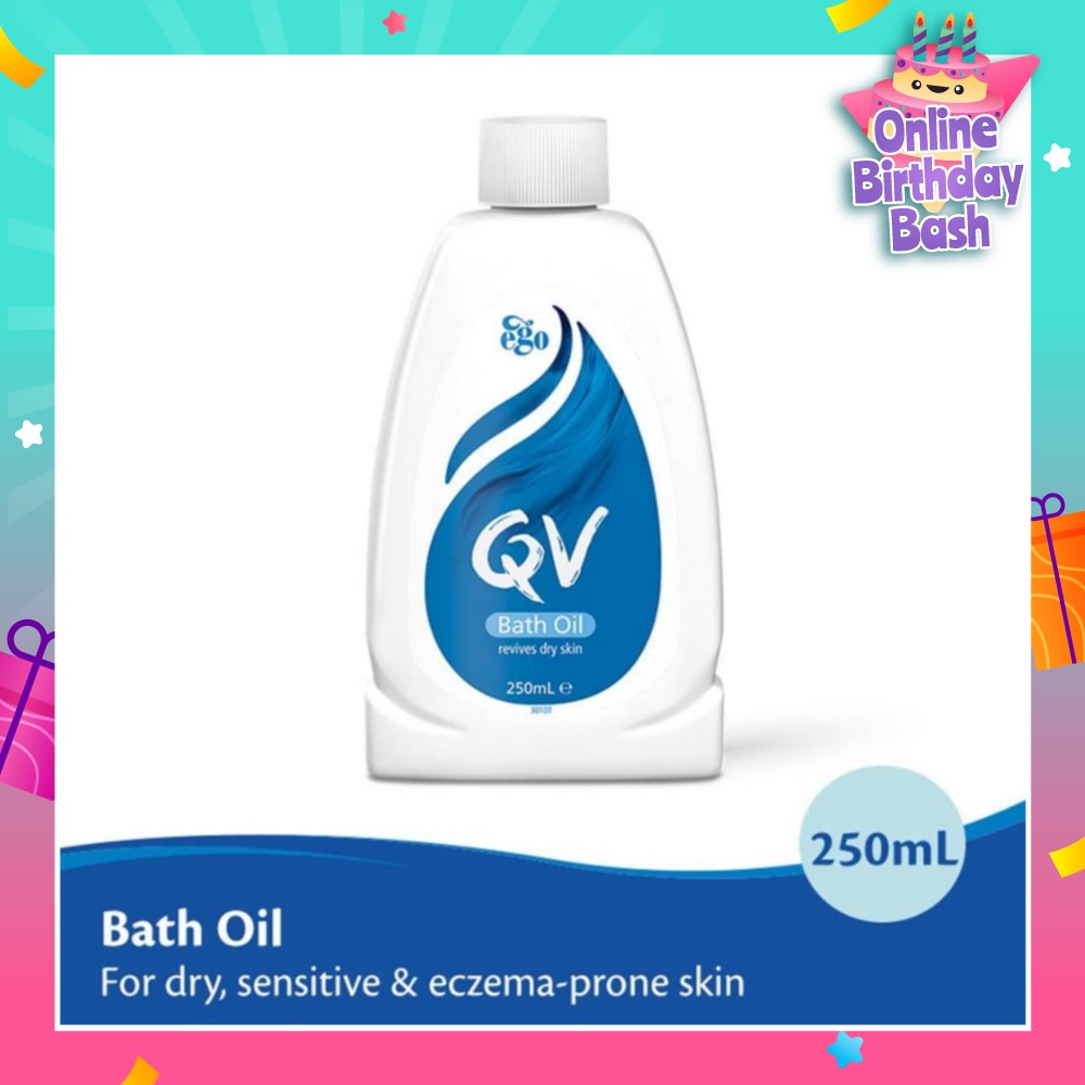 Bath Oil (For Dry + Sensitive & Eczema-Prone Skin) 250ml