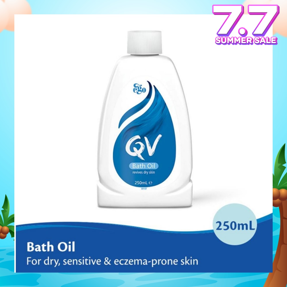Bath Oil (For Dry + Sensitive & Eczema-Prone Skin) 250ml