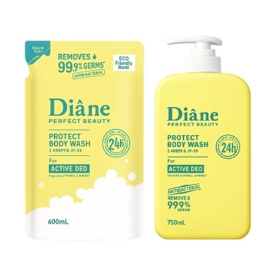MOIST DIANE - Perfect Beauty Protect Body Wash Active Deo + Refill Bundle Set 1s image