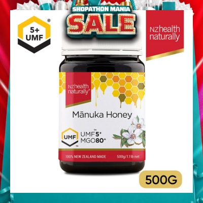 NZHEALTH NATURALLY - UMF 5+ Manuka Honey 500g