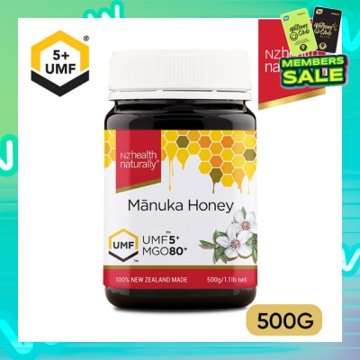 NZHEALTH NATURALLY UMF 5+ Manuka Honey 500g