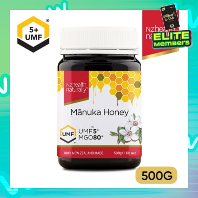 NZHEALTH NATURALLY UMF 5+ Manuka Honey 500g