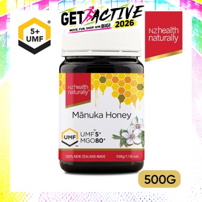 NZHEALTH NATURALLY - UMF 5+ Manuka Honey 500g image
