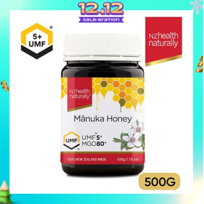 NZHEALTH NATURALLY UMF 5+ Manuka Honey 500g