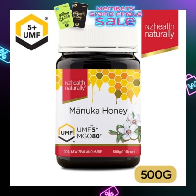 NZHEALTH NATURALLY UMF 5+ Manuka Honey 500g
