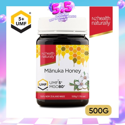 NZHEALTH NATURALLY - UMF 5+ Manuka Honey 500g