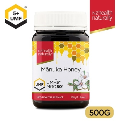 NZHEALTH NATURALLY UMF 5+ Manuka Honey 500g