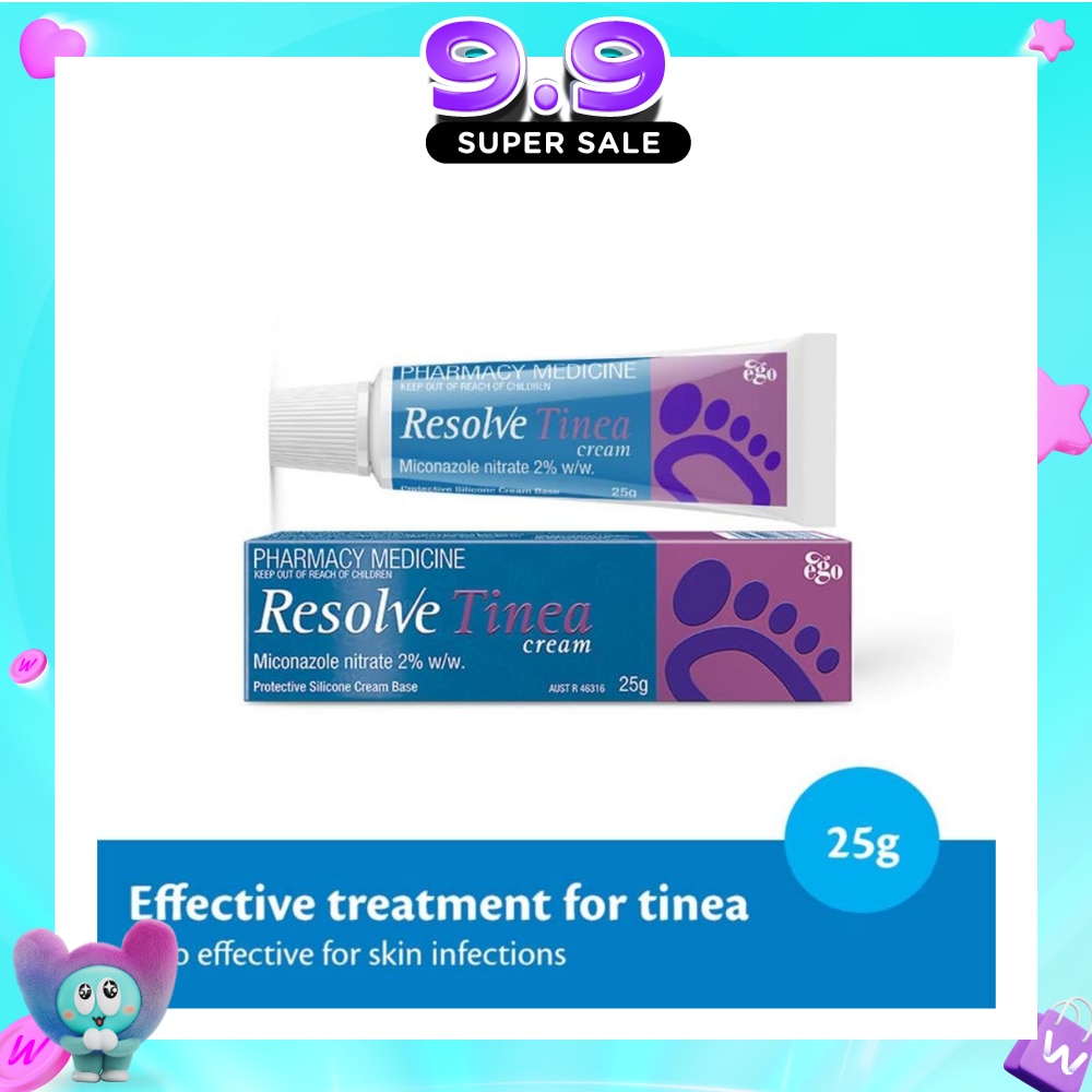 Resolve Tinea Cream (Effective Treatment for Tinea & Skin Infections) 25g image