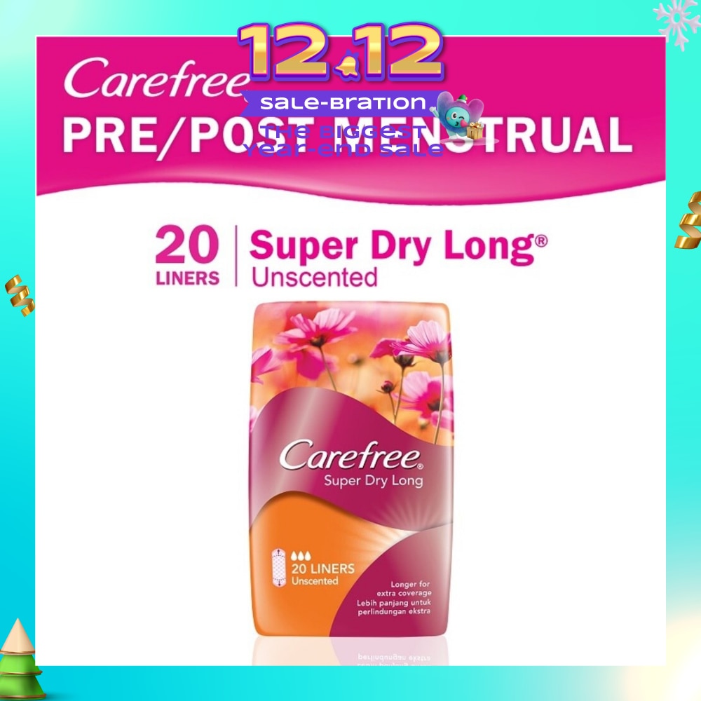 Super Dry Long Unscented Panty Liners 20s