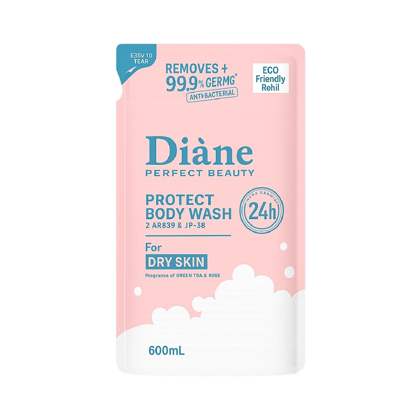Perfect Beauty Protect Body Wash Dry Skin + Refill Bundle Set 1s