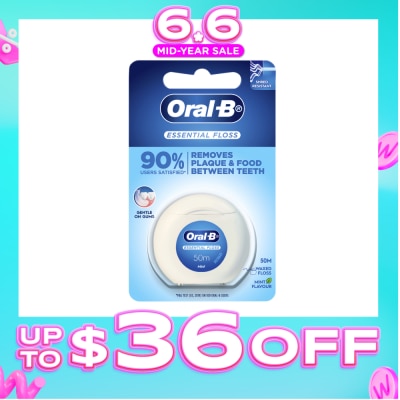 ORAL-B - Essential Clean Dental Floss Mint 50m