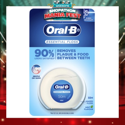 ORAL-B - Essential Clean Dental Floss Mint 50m