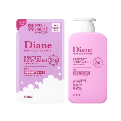 MOIST DIANE - Perfect Beauty Protect Body Wash Brightening + Refill Bundle Set 1s