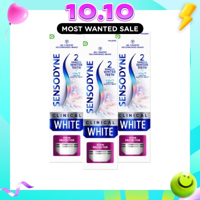 SENSODYNE Clinical White Stain Protector Toothpaste Bundle Set 1s image