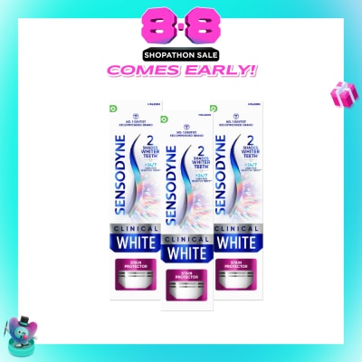SENSODYNE - Clinical White Stain Protector Toothpaste Bundle Set 1s
