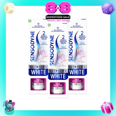SENSODYNE - Clinical White Stain Protector Toothpaste Bundle Set 1s