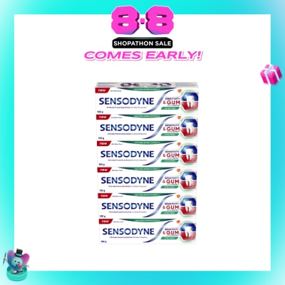 SENSODYNE - Sensitive Teeth Extra Fresh Toothpaste Bundle Set 1s