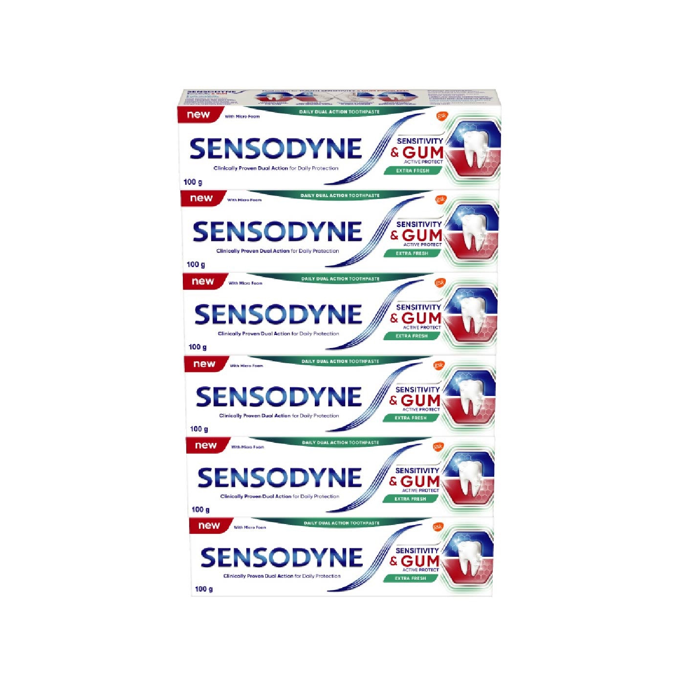 Sensitive Teeth Extra Fresh Toothpaste Bundle Set 1s
