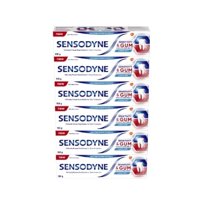 SENSODYNE - Sensitive Teeth Dual Action Toothpaste Bundle Set 1s