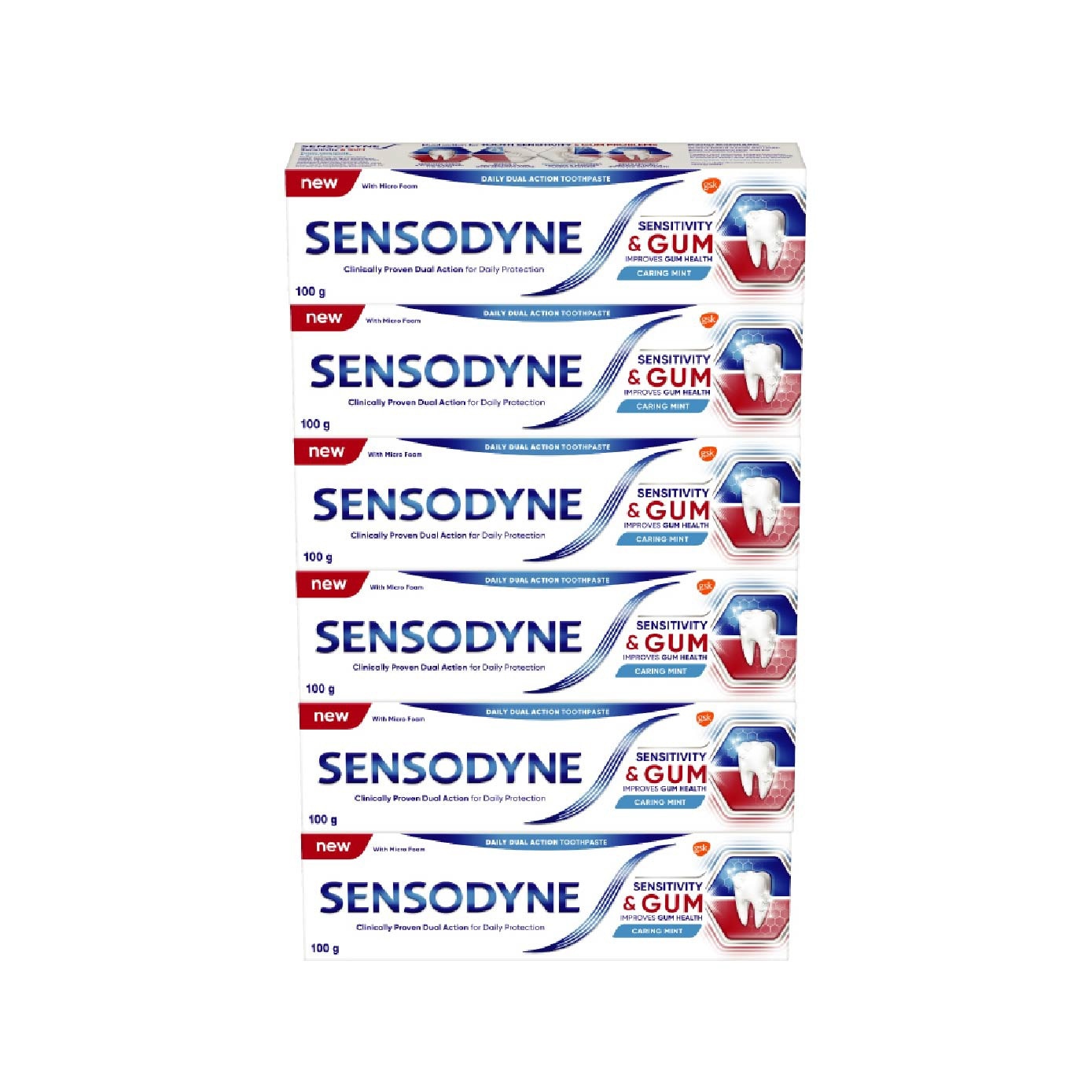 Sensitive Teeth Dual Action Toothpaste Bundle Set 1s