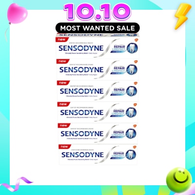 SENSODYNE Sensitive Teeth Deep Repair Extra Fresh Toothpaste Bundle Set 1s image