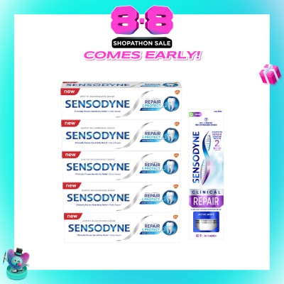SENSODYNE - Repair & Protect Deep Repair & Clinical Repair Active White Bundle Set 1s