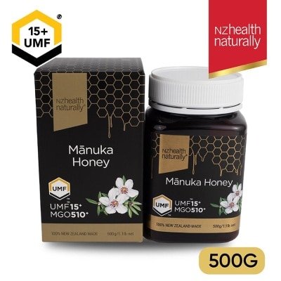 NZHEALTH NATURALLY UMF 15+ Manuka Honey 500g