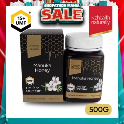 NZHEALTH NATURALLY - UMF 15+ Manuka Honey 500g