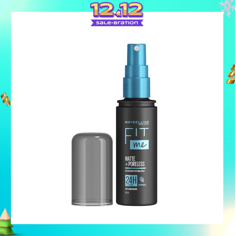 Fit Me 24hr Multi-Use Shine-free Non-drying Instant Matte Power Splash Proof Setting Spray 60ml