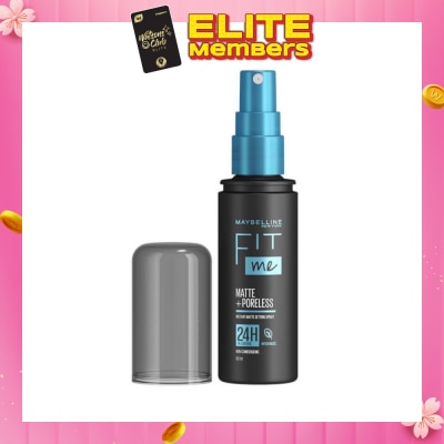 MAYBELLINE Fit Me 24hr Multi-Use Shine-free Non-drying Instant Matte Power Splash Proof Setting Spray 60ml