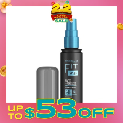 MAYBELLINE Fit Me 24hr Multi-Use Shine-free Non-drying Instant Matte Power Splash Proof Setting Spray 60ml