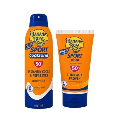 BANANA BOAT - Sport Sunscreen & Sport Cool Zone Sunscreen Bundle Set 1s