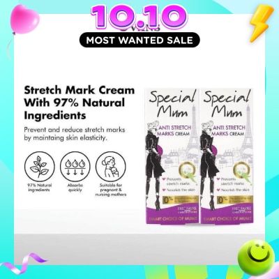 EVANS Special Mum Anti Stretch Marks Cream Twin Pack (2x100ml) image