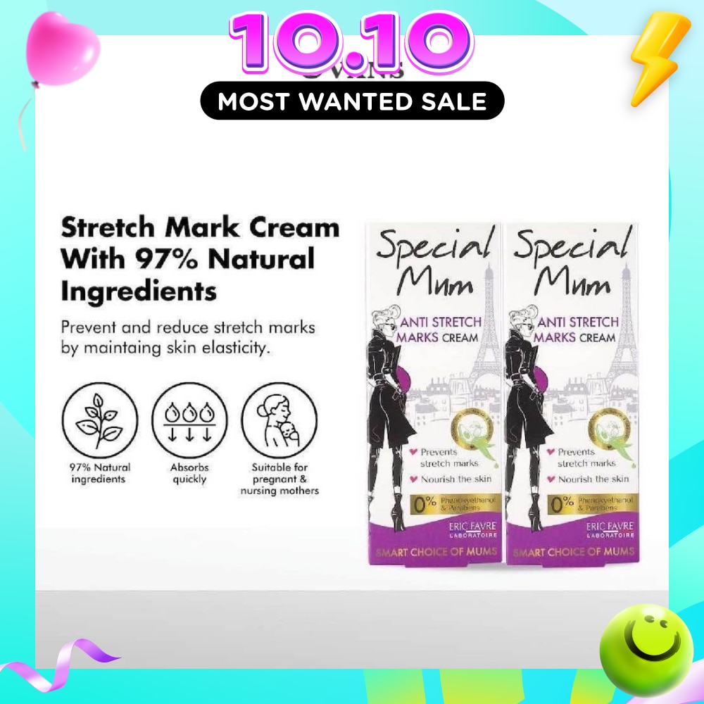 Special Mum Anti Stretch Marks Cream Twin Pack (2x100ml) image