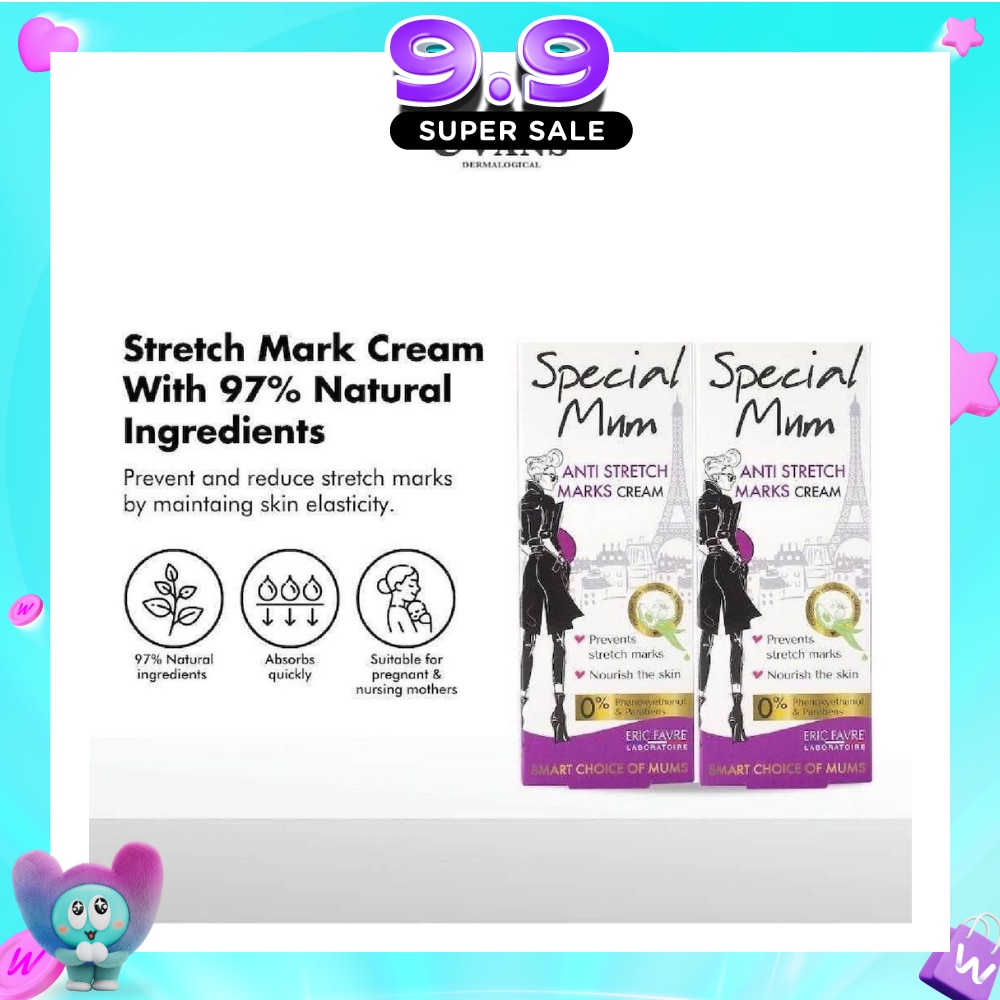 Dermalogical Special Mum Anti-Stretch Marks Cream Twin Pack 2x100ml image