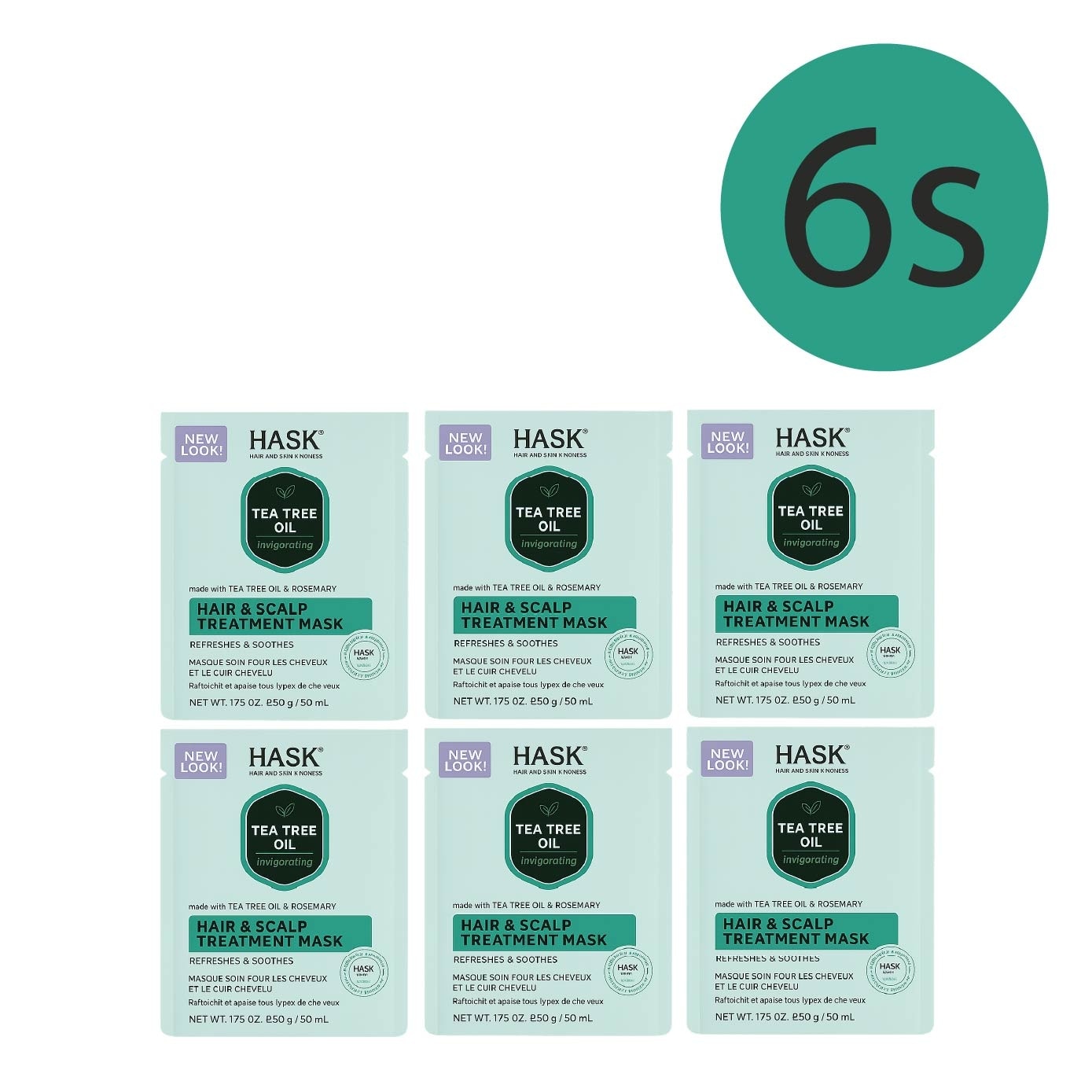 Tea Tree Oil Hair & Scalp Treatment Mask Bundle Set 1s