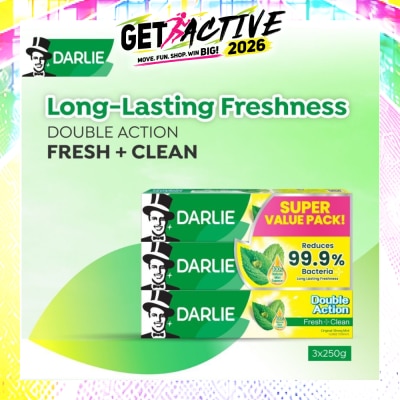 DARLIE - Double Action Freshness Toothpaste Value Pack 250g x 3s image