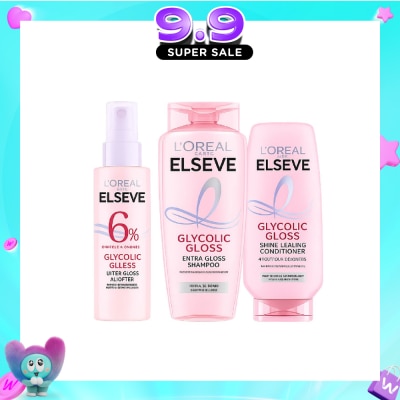 L'OREAL PARIS ELSEVE - Glycolic Gloss Haircare Bundle Set 1s image