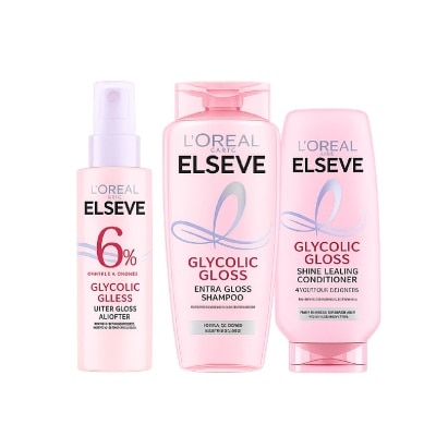 L'OREAL PARIS ELSEVE - Glycolic Gloss Haircare Bundle Set 1s