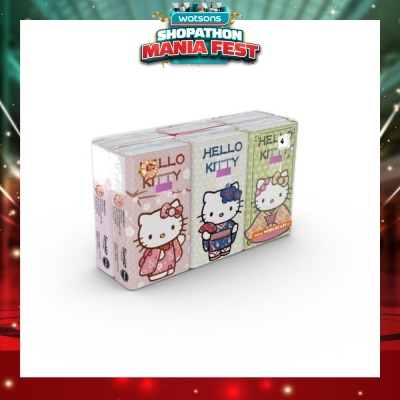 HELLO KITTY - Soft Tissue Paper 4ply Extra Thick Japan 6s