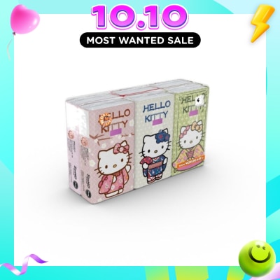HELLO KITTY Soft Tissue Paper 4ply Extra Thick Japan 6s image