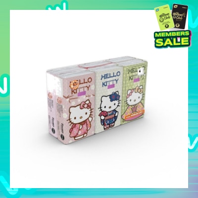HELLO KITTY Soft Tissue Paper 4ply Extra Thick Japan 6s