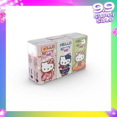 HELLO KITTY Soft Tissue Paper 4ply Extra Thick Japan 6s