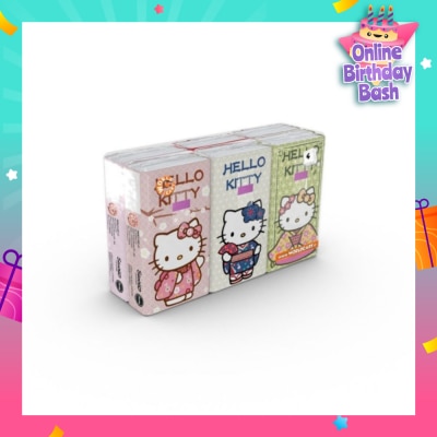 HELLO KITTY Soft Tissue Paper 4ply Extra Thick Japan 6s